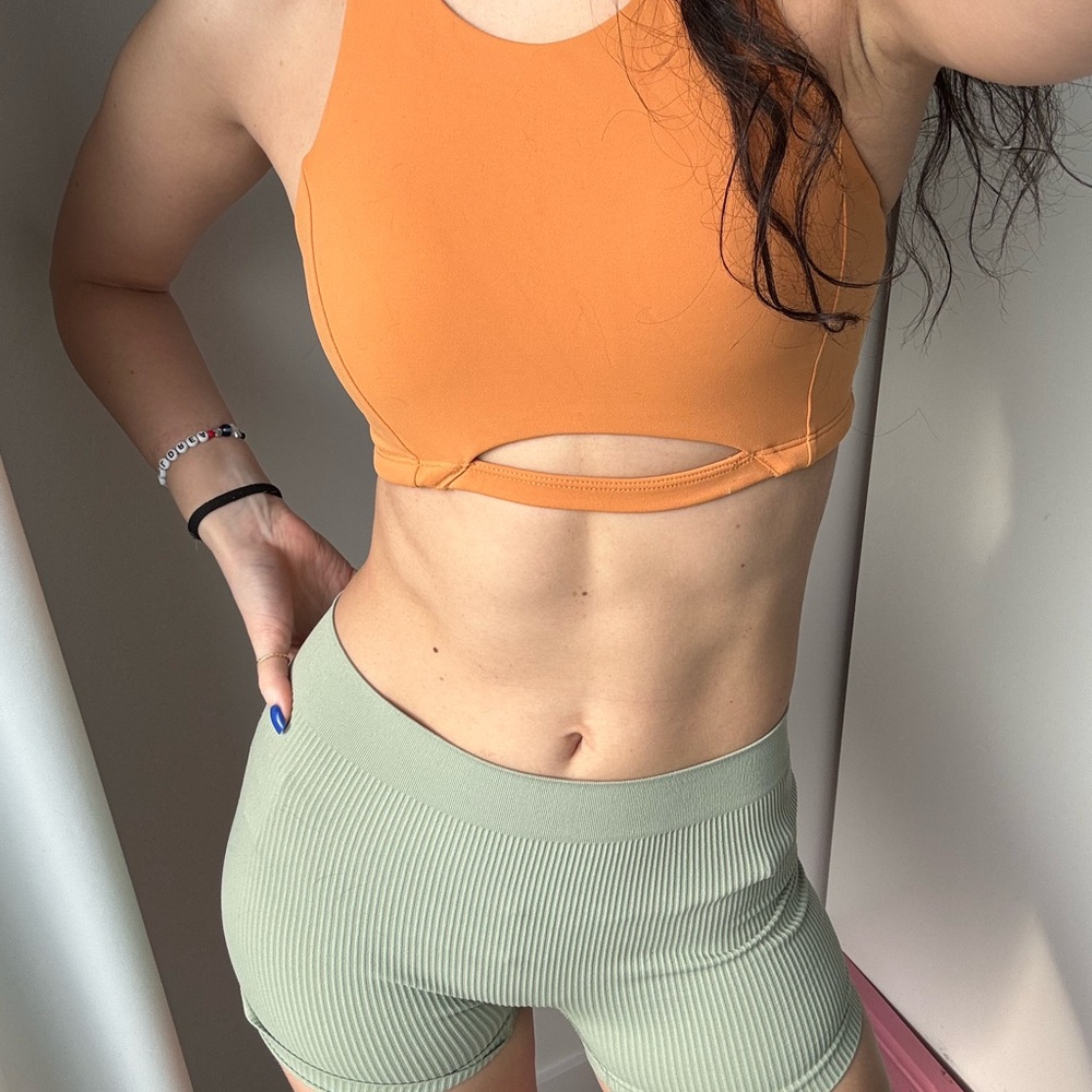 Alphalete Women's Orange Sports Bra